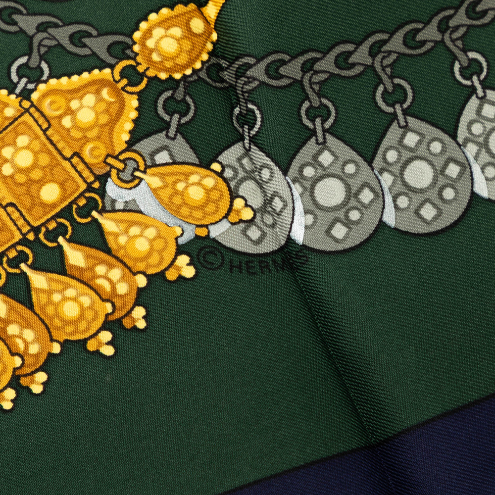Pre-Loved Hermes Kosmima Silk Scarf 90 - Picture 4 of 7
